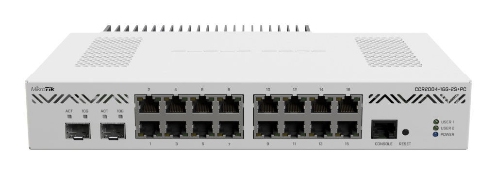 قیمت، مشخصات و خرید روتر میکروتیک CCR2004-16G-2S+PC