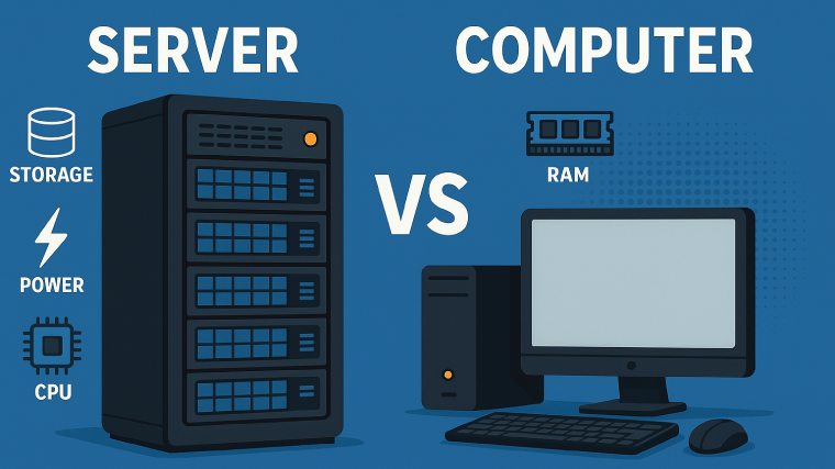 تفاوت سرور و کامپیوتر